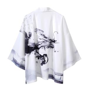 法被 水墨画 龍  夏祭り 夏恋 寺 韓国ファッション