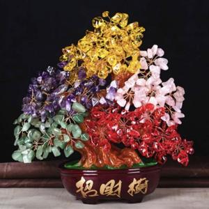 風水 黄金木 招財樹 金のなる木 黄水晶 シトリン 風水アイテム 金運