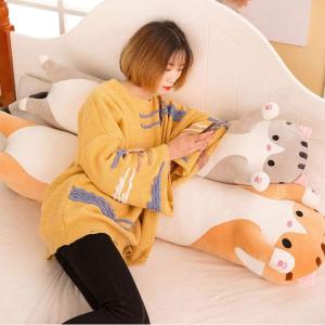 枕 抱き枕 細長 猫 クッション 特大 1.1...の詳細画像2