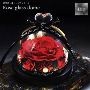 照明 薔薇 ガラスドーム LED ギャラクシーorブルー 3D オブジェ