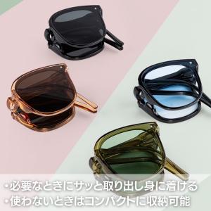 偏光サングラス 折りたたみ式 コンパクト ケー...の詳細画像4