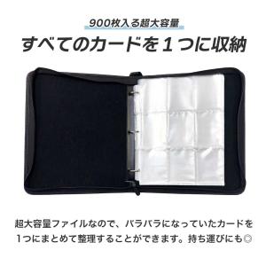 カードホルダー カードファイル 両面18ポケッ...の詳細画像3