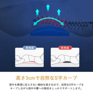 腰神 低反発枕 安眠 全2カラー 腰枕 洗濯可...の詳細画像4