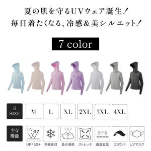 UVカットパーカー UVパーカー UVカット ...の詳細画像5