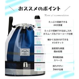 多機能ジムサック ジム用バッグ スポーツバッグ...の詳細画像2