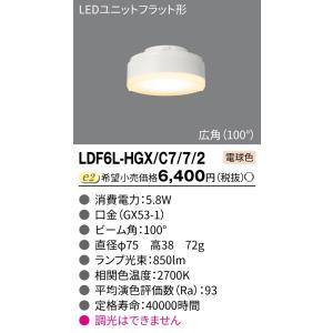 LEDユニットフラット形700Φ75 広角 電...の詳細画像1