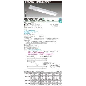 TENQOO非常灯20形直付120 LEKTS...の詳細画像1
