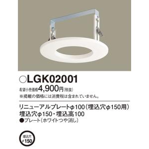(手配品) リニューアルプレート LGK02001 パナソニック