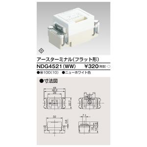 アースターミナル(フラット形) NDG4521...の詳細画像1