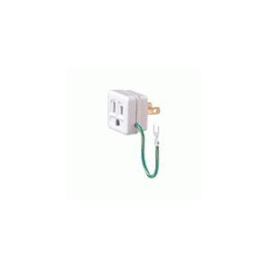 Panasonic (手配品) パソコン電源変換アダプタ接地15A用極有
