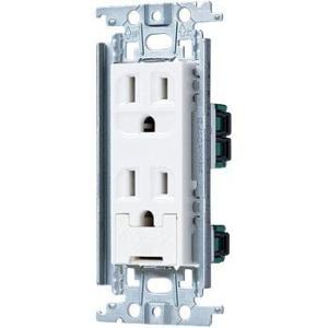 (5個セット)コスモワイドアースターミナル付接地ダブル WTF113238W パナソニック