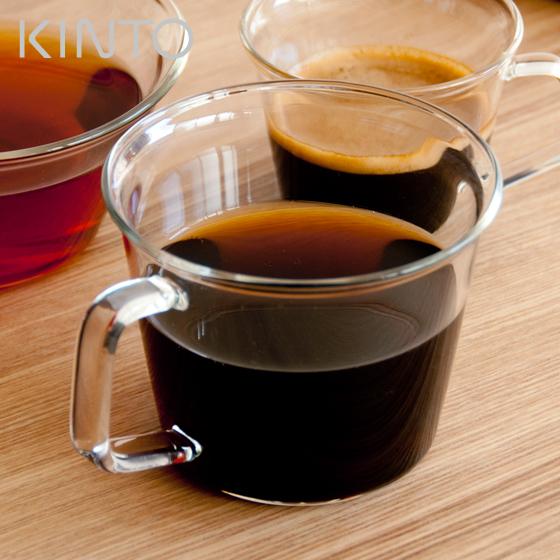 コーヒーカップ 220ml 耐熱ガラス ガラス製 食器 ティーカップ ガラスコップ KINTO キン...