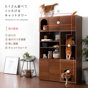 収納棚 リビング 収納 棚 ラック 猫 トイレ...の詳細画像4