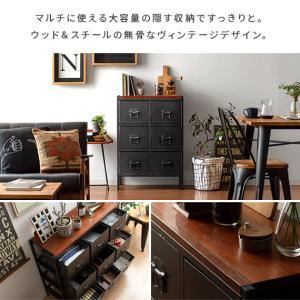 リビング 収納 ラック 収納棚 おしゃれ キャ...の詳細画像1