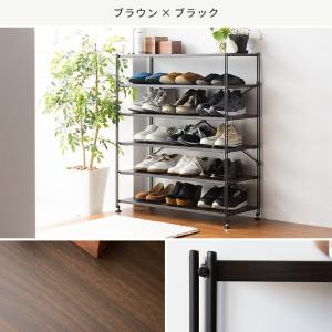 シューズラック おしゃれ 玄関収納 シューズボ...の詳細画像2