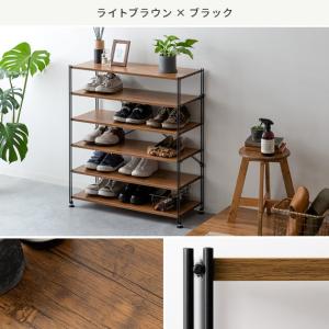 シューズラック おしゃれ 玄関収納 シューズボ...の詳細画像3