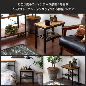 サイドテーブル おしゃれ スリム ベッドサイド...の詳細画像1