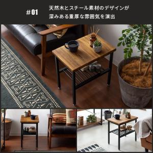 サイドテーブル おしゃれ スリム ベッドサイド...の詳細画像3