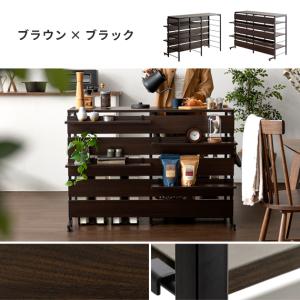 【5%OFFクーポン有】 キッチンカウンター ...の詳細画像3
