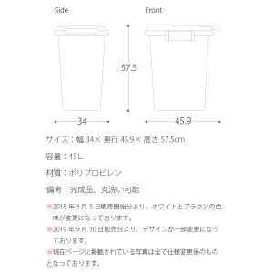 ゴミ箱 45リットル おしゃれ キッチン 分別...の詳細画像5
