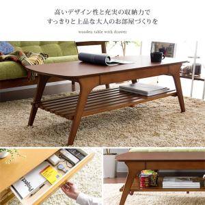 テーブル ローテーブル リビングテーブル セン...の詳細画像1