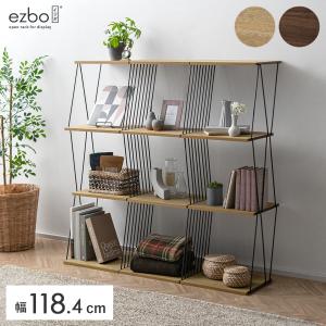 東谷 什器 スチールラック 棚板 木製 ラック 収納棚 4段 レトロ