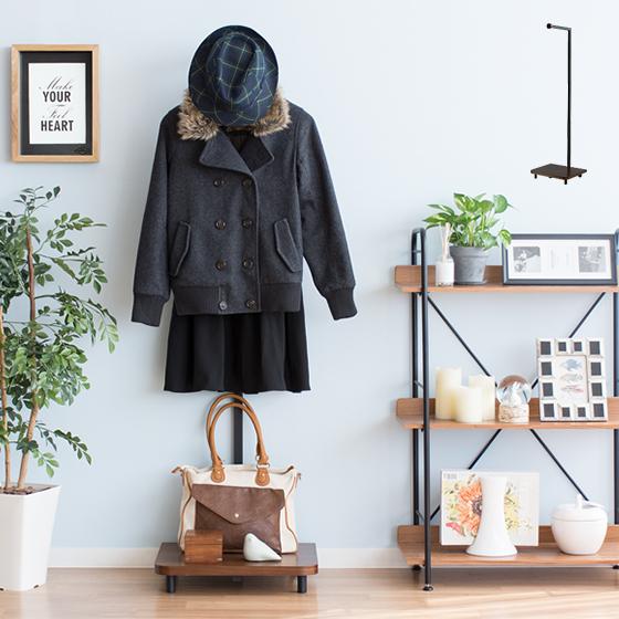 ハンガーラック スリム おしゃれ 木製 スチール アイアン ポールハンガー コートハンガーラック 衣...