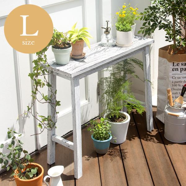 フラワースタンド 花台 木製 屋外 おしゃれ ガーデニング 玄関 プランタースタンド 庭 スリム ア...