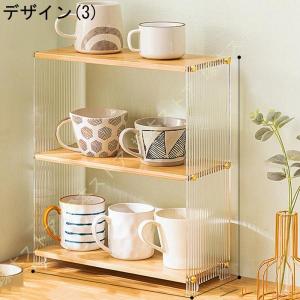 カウンター上収納 ラック 食器棚 グラススタン...の詳細画像3