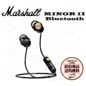 マーシャル Marshall MINOR II Bluetooth ブルートゥース 黒 ブラック インナーイヤー型 ワイヤレスイヤホン 通話対応