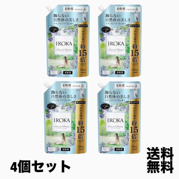 フレアフレグランス IROKA 柔軟剤 香水のように上質で透明感あふれる香り ナチュラルブリーズの香...