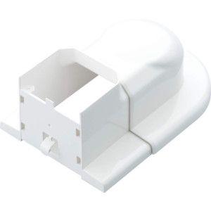 イナバ　MDウォールコーナー(スライド式)　MWＳ-75-Ｌ（ホワイト）