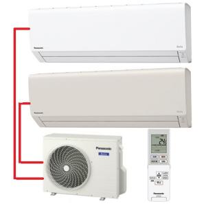 美品Panasonicルームエアコン6畳 送料無料】ルームエアコン 6畳 CS-225DFL-W/S パナソニック F