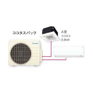 ダイキン ココタスパックB ココタス＋壁掛けセット マルチエアコン   室外電源200V、送料無料