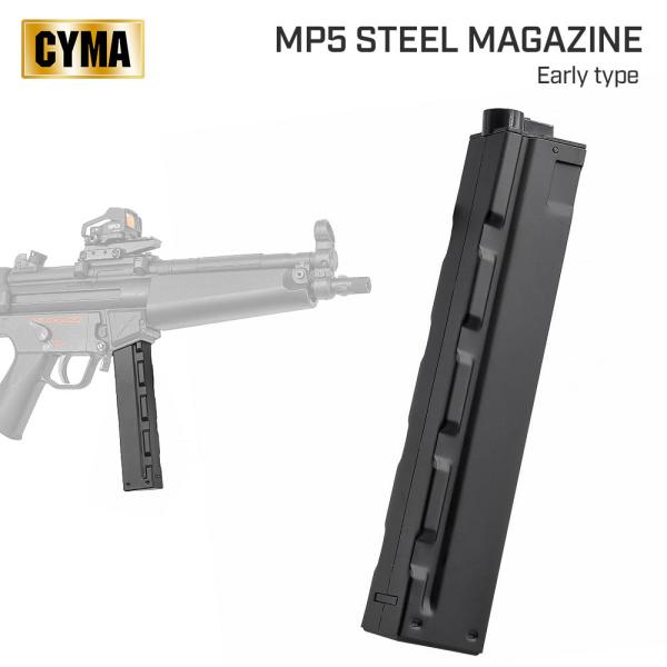CYMA 製 東京マルイ 電動ガン MP5シリーズ 対応 120連 スチールマガジン 初期型 Ear...