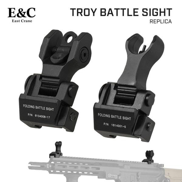 E&amp;C 製 20mmレール 対応 TROYタイプ フォールディング バトルサイト レプリカ フロント...