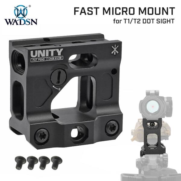 WADSN 製 T1/T2 ドットサイト対応 UNITY FAST MICRO MOUNT レプリカ...