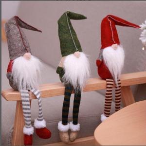 3体セット☆クリスマス 人形 北欧 妖精トムテ 装飾 インテリア 飾り 足ぶら