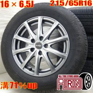 中古 タイヤホイールセット 215/65r16 ケンダ Euro speed 4本 エルグランド デュアリス プレサージュ 中古タイヤ 中古ホイール セット｜airin-yshop