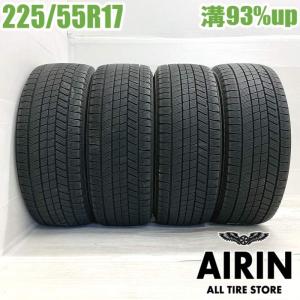 BS BRIDGESTONE BLIZZAK VRX2 225/55R17 17インチ スタッドレス 4本 バリ溝 スバルXV フォレスター フーガ等　(KTM282) BRIDGESTONE（ブリヂストン） 【バリ溝】ブリヂストン ブリザック VRX2
