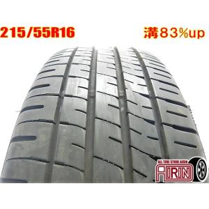 中古 215/55R16 DUNLOP ENASAVE EC204 サマータイヤ 1本 単品 クラウ...