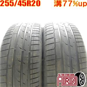 中古タイヤ 255/45R20 サマータイヤ HANKOOK Ventus S1 evo3 ev 2本セット グランドチェローキー ディスカバリースポーツ 中古 20インチ｜airin-yshop