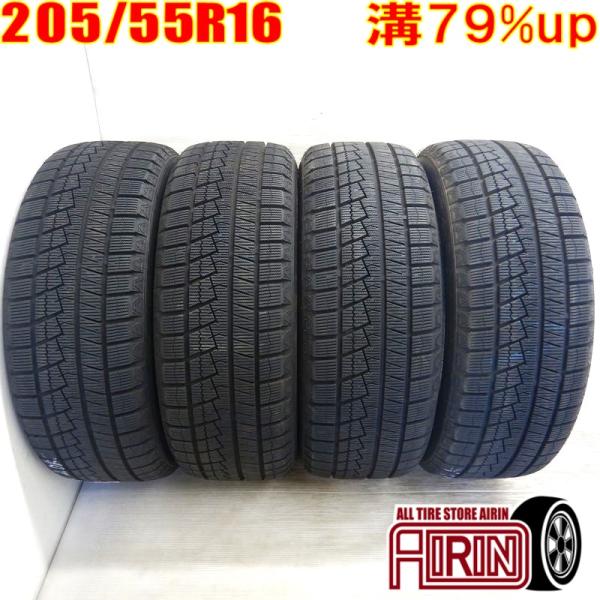 中古タイヤ 205/55r16 スタッドレスタイヤ NEXEN WINGUARDice2 4本セット...