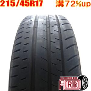 中古タイヤ 215/45r17 タイヤ BRIDGESTONE TURANZA T002 1本 単品 レクサスCT 86 アベンシス アルテッツァ 中古 17インチ｜airin-yshop