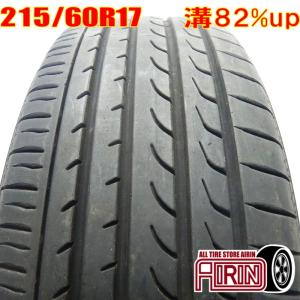 中古タイヤ 215/60r17 タイヤ YOKOHAMA BluEarth RV-02 1本 単品 C-HR アルファード エスティマ ヴェルファイヤ 中古 17インチ 自動車　ラジアルタイヤ、夏タイヤの商品画像