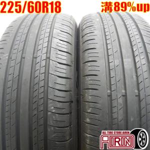 中古タイヤ 225/60r18 タイヤ ダンロップ グラントレック PT30 2本セット ハリアー RAV4 アクロス レガシィアウトバック 中古 18インチ