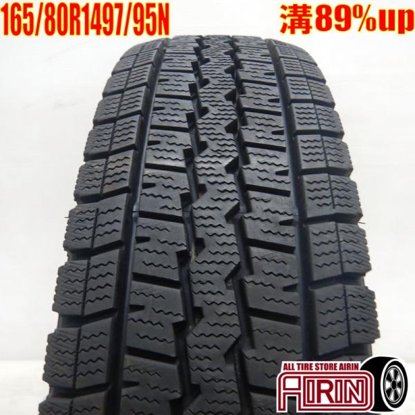 中古タイヤ 165/80r14 97/95N スタッドレスタイヤ ダンロップ ウインターマックス S...