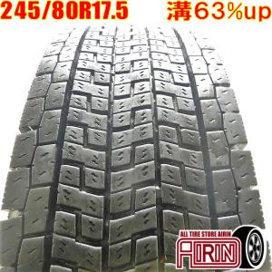 中古タイヤ 245/80R17.5 133/131J YOKOHAMA ZEN903ZW スタッドレ...