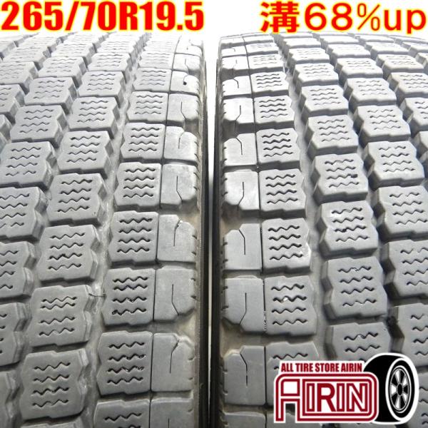 中古タイヤ 265/70R19.5 140/138J BRIDGESTONE W910 スタッドレス...