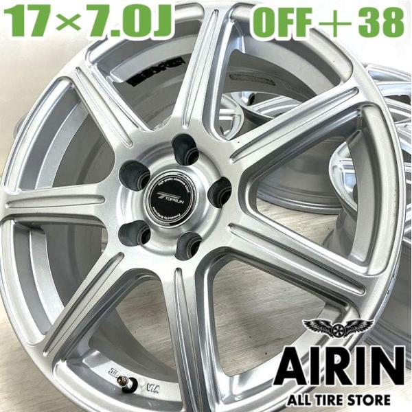 中古 アルミホイール 17インチ TOPRUN 4本セット CX-5 インサイト エクリプスクロス ...